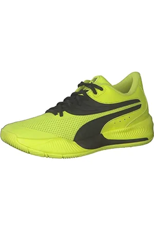 PUMA Unisex Triple Basketballschuh, Yellow Glow Black, 38 EU