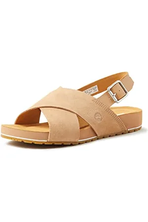 Timberland Damen Malibu Waves Basic Sandal, beige, 41 EU