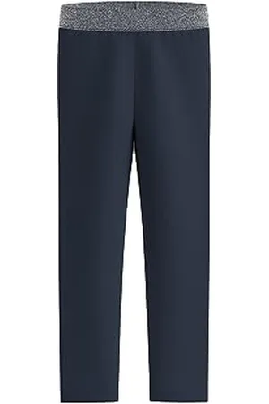 QS by s.Oliver Mädchen Leggings mit Glitzerbund Leggings mit Glitzerbund, , 92