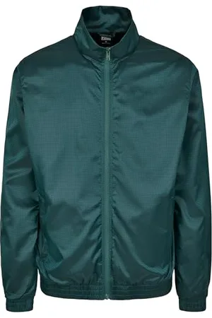 Urban classics Herren Jacquard Track Jacket Sportjacke, Grün ( 02245), Medium (Herstellergröße: M)