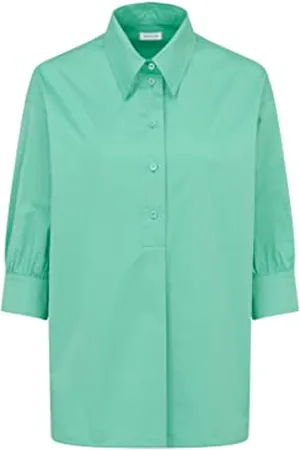 Seidensticker Damen Regular Fit Chemisier 3/4 Manches Bluse, , 46
