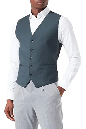 Daniel Hechter Herren Waistcoat Shape Weste, , 98