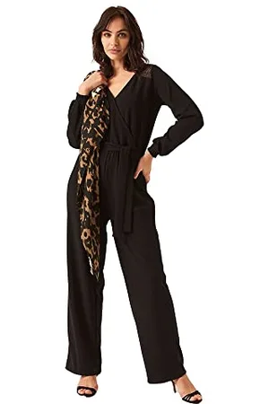 Garcia Damen Jumpsuits Lässiges Kleid, Black, L