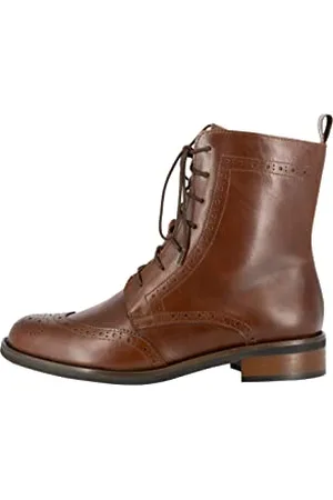 Dreimaster Vintage Damen Schnürstiefelette, , 40 EU