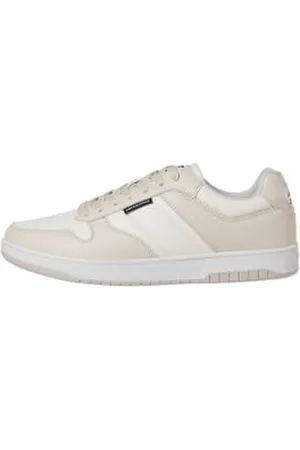 JACK & JONES Herren JFWJAM LO NOOS Sneaker, Moonbeam/Detail:Marshmallow, 41 EU