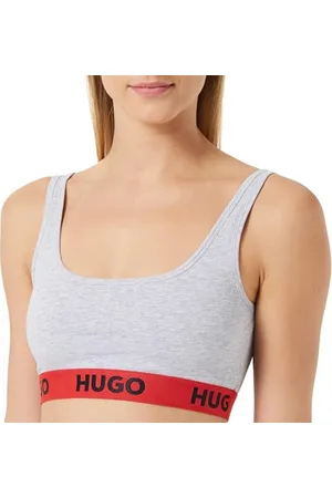 HUGO BOSS Damen Bralette Sporty Logo Bra, , L EU