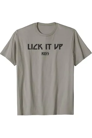 Kiss Lick It Up Lyric T-Shirt