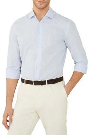 Hackett Herren Essential T-Shirt, Weiß (Weiß/Blau), XL
