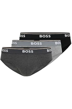 HUGO BOSS Herren 3er-Pack Klassische Stretch-Slips mit normaler Passform Slip, , Medium