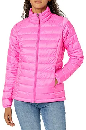 Amazon Damen Leichte, Wasserabweisende, packbare Pufferjacke (in Übergröße erhältlich), , XXL