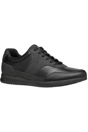 Geox Herren U Avery B Sneaker, Black, 43 EU
