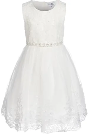 happy girls Mädchen Festliches Kleid mit Spitzenoberte für besondere Anlässe, , 134
