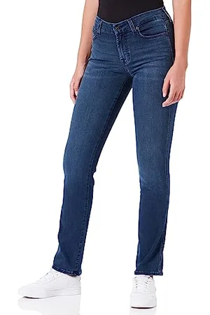 7 for all Mankind Damen Kimmie Straight Bair Eco Jeans, , 31W / 31L EU
