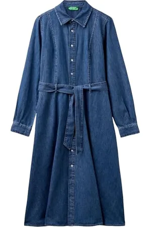 Benetton Damen Kleid 4rzkdv07a Robe, , Large