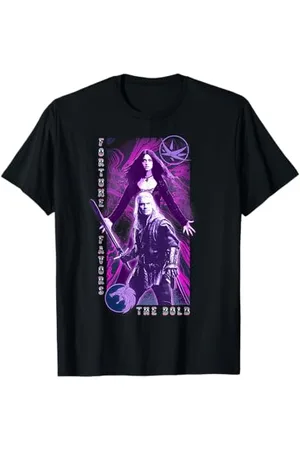 The Witcher Geralt Yennefer Portrait Bold Fan-Erinnerungsstücke T-Shirt