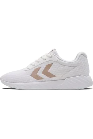 Hummel Unisex Legend Breather Sneaker, White/Rose DUST, 37 EU