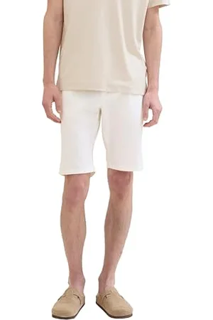 TOM TAILOR Herren Regular Fit Chino Leinen Shorts, , 40