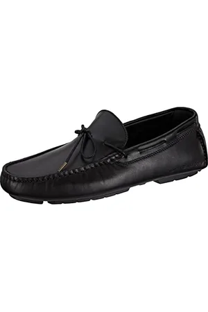 Tommy Hilfiger Herren Driver Schuh Iconic Leather Driver Mokassins , (Black), 40 EU