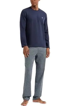 Emporio Armani Herren Pattern Mix Long Pajamas Pyjama-Set, , S