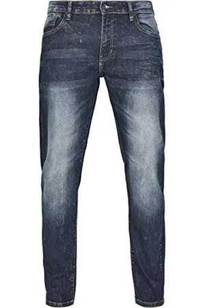 Southpole Herren Flex Stretch Basic Skinny Fit Denim Pants Jeans, Hell-Sand, Blau, 29W / 30L