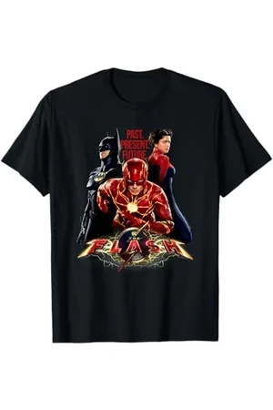 The Flash Movie Batman Supergirl Team T-Shirt