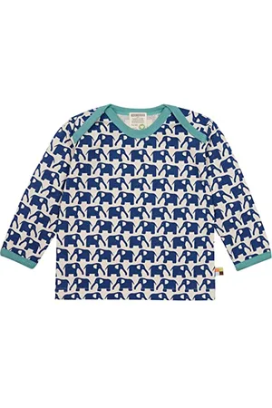 loud + proud Shirt Langarm mit Elefanten Print, GOTS Zertifiziert