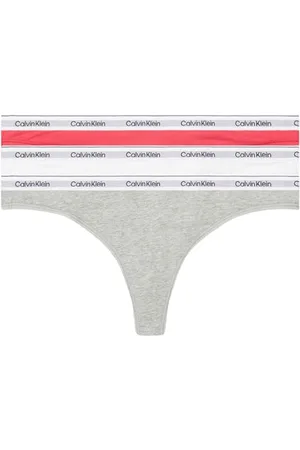 Calvin Klein 3 Pack Thong (Low-Rise) Stringtangas Damen, , 3XL