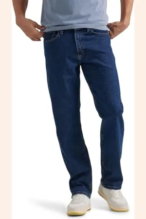 Wrangler Herren Klassische 5-Pocket Relaxed Fit Baumwolle Jeans, Dunkel Stonewash, 32W / 29L