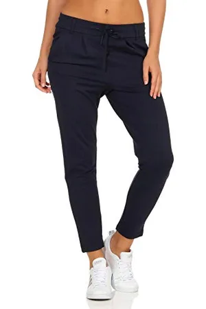 ONLY Damen Onlpoptrash Life Easy Col Pant PNT Noos Regular Fit Hose Mit Kordelzugverschluss Für Lounge Und Freizeit, ,L / 30L