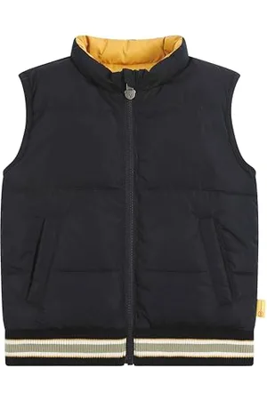 Steiff Wendeweste EU Größe 92 , Jungen Outdoor Wende-Weste, Übergangsjacke für Jungen, Kinderjacke wasserabweisend, 2in1 Wendeweste, warm und bequem, waschmaschinenfest