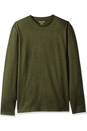 Amazon Herren Langärmeliges T-Shirt, Schmale Passform, , S