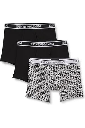 Emporio Armani Herren Stretch Cotton Core Logoband 3-Pack Trunk, , S (3er Pack)