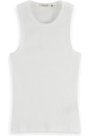 Scotch&Soda Damen Core Rib Racer Tank Top, , L EU