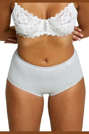Sans Complexe Los 2 Slips, Klassische Modellbättenb, Slip Midi Größe mit mittlerer Abdeckung, Flache Nähte für Unsichtbarkeit unter Kleidung, , 44-46