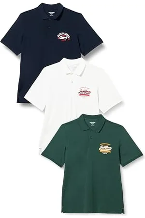 JACK & JONES JJELOGO Polo SS 2 COL SS24 3PK MP