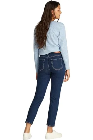 Tommy Hilfiger Damen Jeans Hose Slim Cigarette Ace High Waist, Blau (Ace), 30W/29L