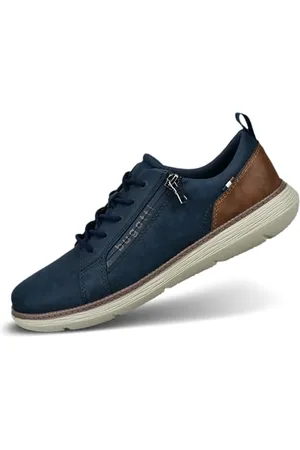 Bugatti Herren EIN klassischer Sneaker mit Einer leichten Sohle und Zipper, , 43 EU