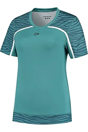 Dunlop Damen Sport Tennis T-Shirt – Performance Line, Game Tee 2, Blaugrün