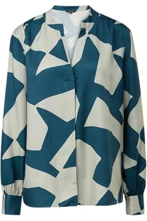 Comma, Bluse mit Tunika Ausschnitt, , 42