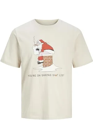 JACK & JONES Male T-Shirt X-Mas Rundhalsausschnitt T-Shirt