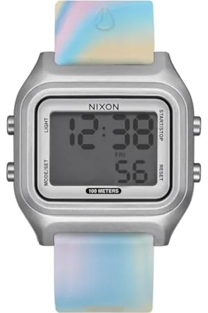 Nixon Unisex Digital Quarz Uhr mit Silikon Armband A1399-5229-00