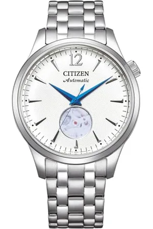 Citizen Herren Analog Automatik Uhr mit Edelstahl Armband NH9131-73A