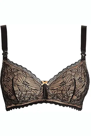 Cache Coeur Damen Iris Umstands-BH, Blickdicht, Noir, 85D