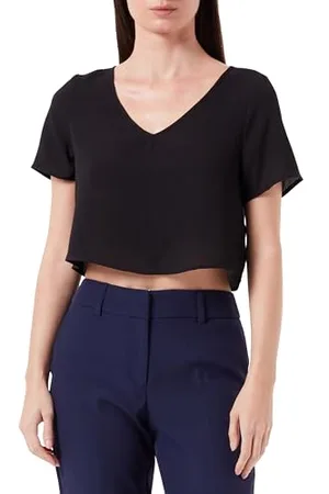 Noisy May Damen Nmclara S/S V-neck Top S* T Shirt, , XS EU