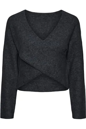 Pieces® Pcnanu Ls Rev Drape Knit Bc
