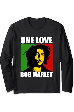 Bob Marley Offizielles One Love Rasta Langarmshirt