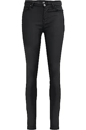 LTB Damen Jeans Florian B- Jeans Damen Skinny aus Baumwollmischung mit Reißverschluss Hohe Taille in Schwarz - Größe 31W/30L
