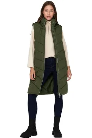 JDY Damen FINNO Long Padded Waistcoat New NOOS Jacke, , S