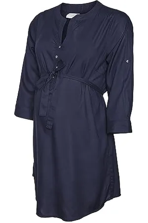 Mama;licious Damen Mlmercy 3/4 Woven Tunic Noos Eco A. Tunika Shirt, , S EU