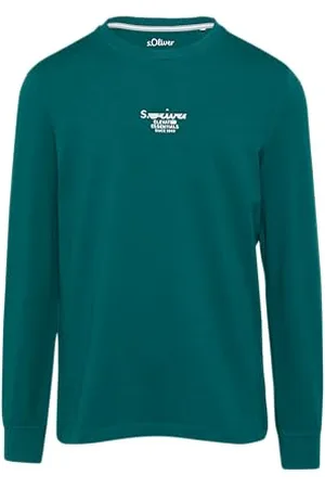 QS by s.Oliver Langarmshirt mit Logo Stitching